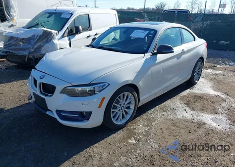 2016 BMW 228I xDrive z USA, uszkodzony, nr VIN WBA1G9C5XGV598331